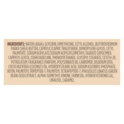 Vaseline Radiant X Deep Nourishment Body Cream 100% Pure Shea Butter, Coconut Oil, Vitamin C, & Peptides 10 Oz