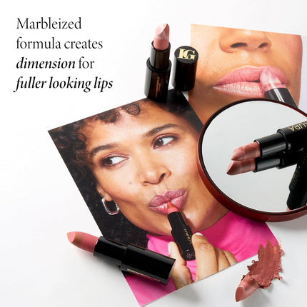 Italian Marble Sheer Lipstick - Berry Vanilla - Hydrating & Lightweight - Vitamin E & Caster Seed Oil - Cream Finish