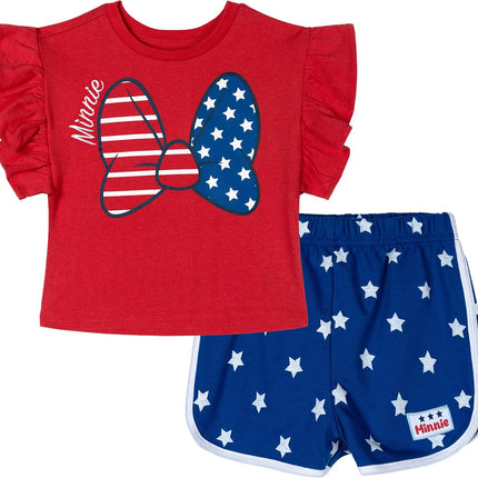 T-Shirt and French Terry Shorts Outfit Set Infant to Big Kid Sizes (12 Months - 14-16)