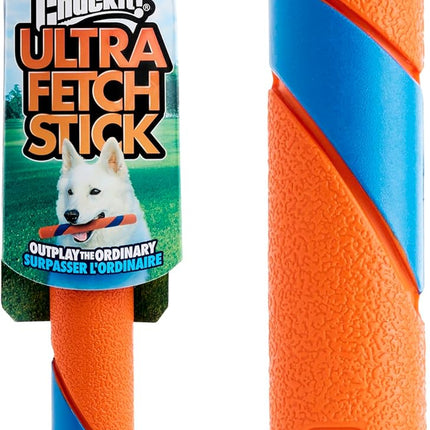 Interactive Dog Toy Ultra Fetch Stick - 12 Inch Outdoor Dog Toy for All Breed Sizes