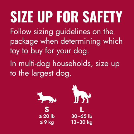 Flyer - Durable Dog Toy for Outdoor Playtime - Natural Rubber Flying Disc, Dog Toy for Fetch - Safer Disc for Healthy Activity - for Medium/Large Dogs