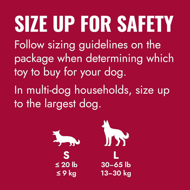 Flyer - Durable Dog Toy for Outdoor Playtime - Natural Rubber Flying Disc, Dog Toy for Fetch - Safer Disc for Healthy Activity - for Medium/Large Dogs