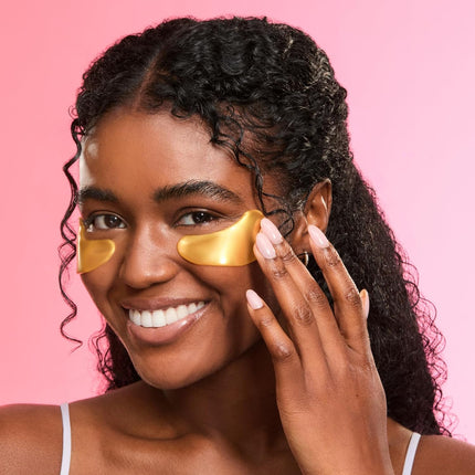 Award Winning under Eye Mask - Birthday Gifts for Women - Gel Eye Patches for Dark Circles, Puffy Eyes, Undereye Bags - Gifts for Mom - Vegan Self Care (24 Pairs, Gold)