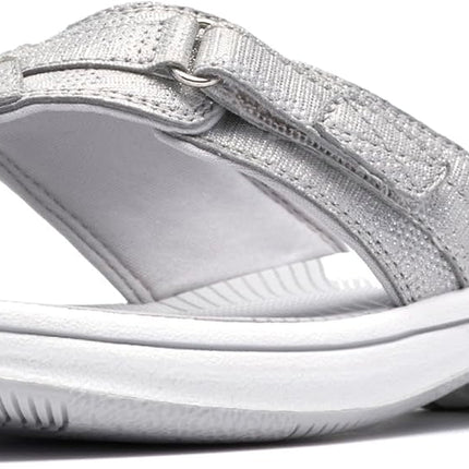 Clarks Women’s Breeze Sea Flip-Flops – Adjustable Lightweight Casual Sandals