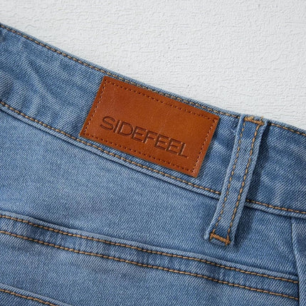 Women'S Wide Leg Jeans High Waisted Stretchy Raw Hem Zimbaplatinum Denim Pants