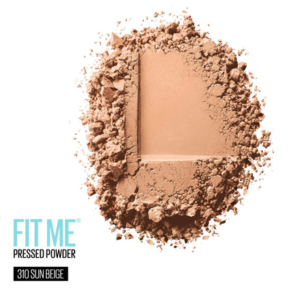 New York Fit Me! Matte + Poreless Foundation Powder, 100 Translucent, 8.5 G, 310 Sun Beige