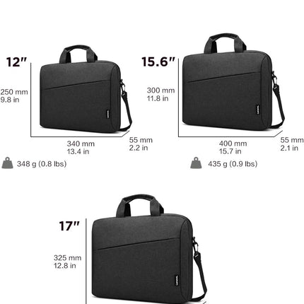 Laptop Bag T210, Messenger Shoulder Bag for Laptop or Tablet, Sleek, Durable & Water-Repellent Fabric