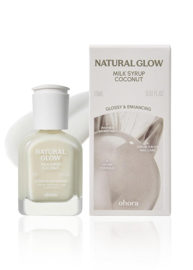 Nail Recovery Duo - Restore & Strengthen Brittle Nails - Includes Natural Glow Milk Syrup Nail Strengthener 15Ml (Coconut) & Green Tea 3-In-1 Remover 50Ml for Healthy, Shiny Nails