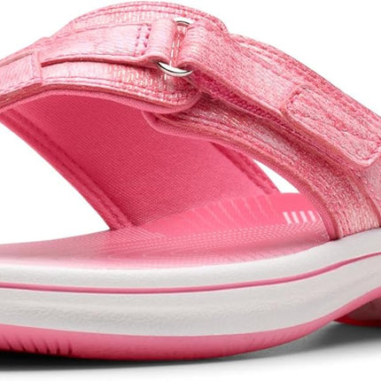 Clarks Women’s Breeze Sea Flip-Flops – Adjustable Lightweight Casual Sandals