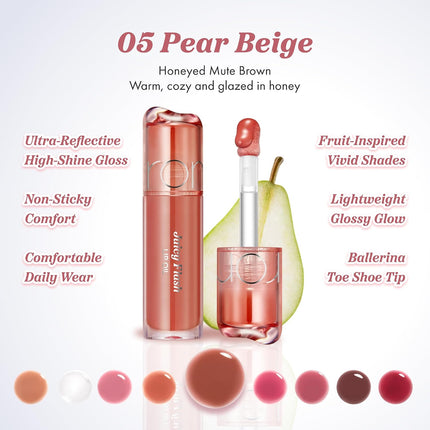 JUICY FLASH LIP OIL 05 PEAR BEIGE