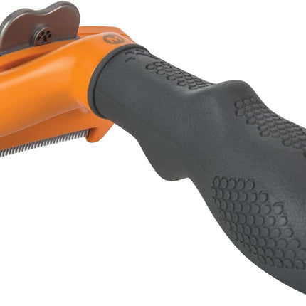 Medium Dog Undercoat Deshedding Tool, Long Hair, Reduces Loose Hair from Shedding