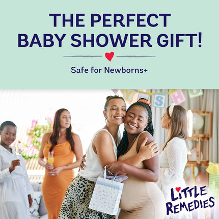 New Baby Essentials Kit with Saline Nasal Spray, Diaper Rash Cream, Gas Relief Drops, Gripe Water & More, Safe for Newborns