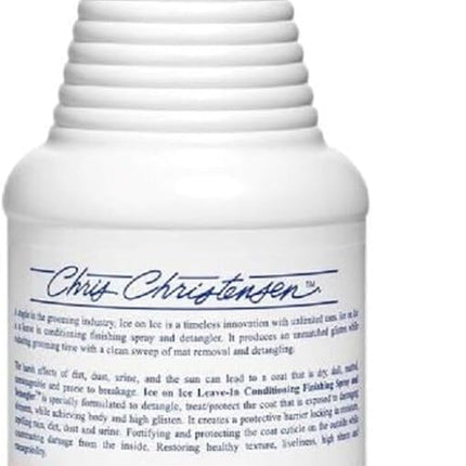Ice on Ice Detangler and Finishing Dog Spray, Groom like a Professional, Ready to Use, Helps Brush/Comb Glide through Coat, Conditions, No Residue, All Coat Types, Made in USA, 16 Oz