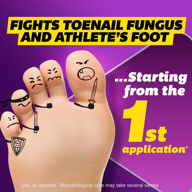 Max Strength Antifungal Liquid for Toenail Health with Brush Applicator, Results in 1 Week, Nail Fungus Treatment for Damaged Toenails, Athlete'S Foot Treatment, Tolnaftate 1% 0.45 Fl Oz