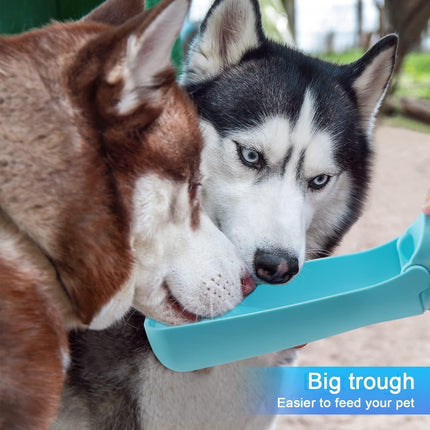 Portable Dog Small Animals Water Bottle for Walking 19 OZ or 12 OZ Pet Water Bottles for Puppy Medium Large Dogs Little Animals Water Dispenser Dog Small Animals Water Bowl