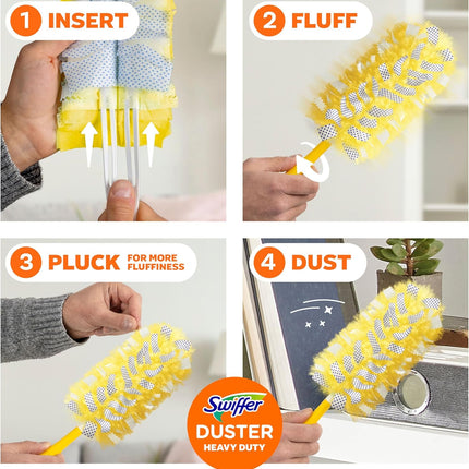 Dusters Heavy Duty Multi-Surface Duster Refills for Cleaning, Unscented, 11 Count