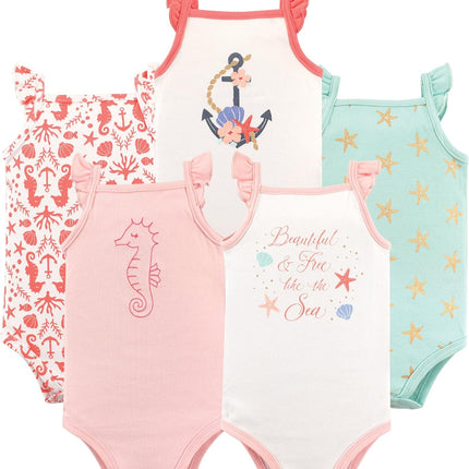 Unisex Baby Cotton Sleeveless Bodysuits