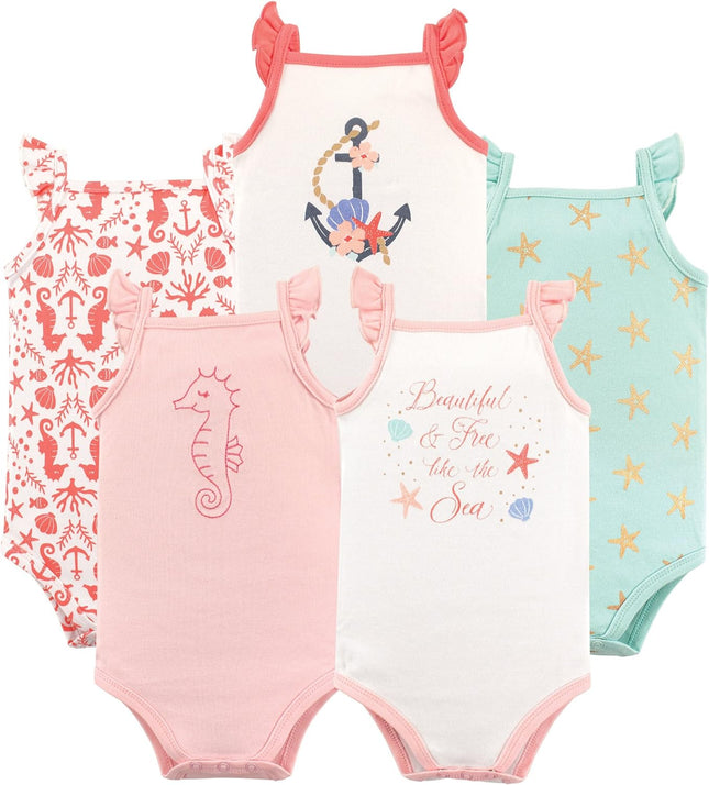 Unisex Baby Cotton Sleeveless Bodysuits