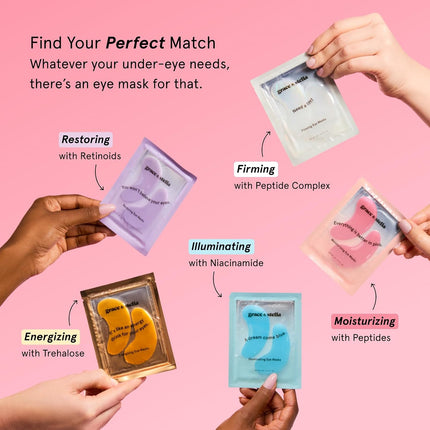 Award Winning under Eye Mask - Birthday Gifts for Women - Gel Eye Patches for Dark Circles, Puffy Eyes, Undereye Bags - Gifts for Mom - Vegan Self Care (24 Pairs, Gold)
