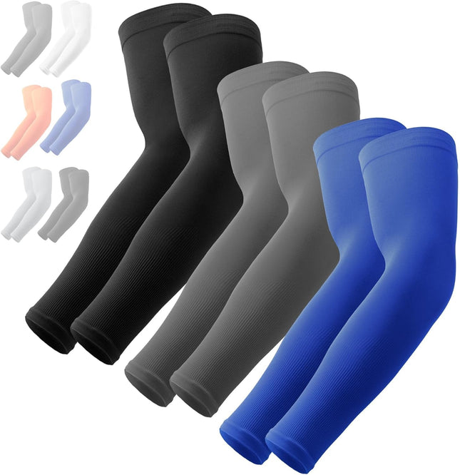UV Sun Sleeves for Men & Women, Cooling Arm Sleeves UPF 50+ | Golf, Tattoo Cover Up, Sun Protection