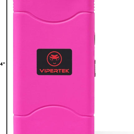 VTS-880 Mini Stun Gun for Self Defense Rechargeable with LED Flashlight