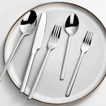 Silverware Set, 20 Piece Flatware Cutlery Set for 4, 18/10 Stainless Steel Silverware Mirror Polished Dishwasher Safe for Home, Restaurant, Wedding, Party(Silver, 20 Pieces for 4)