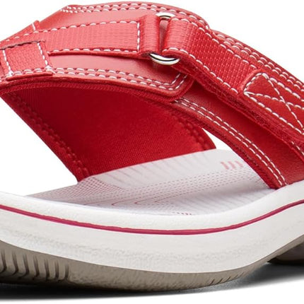Clarks Women’s Breeze Sea Flip-Flops – Adjustable Lightweight Casual Sandals