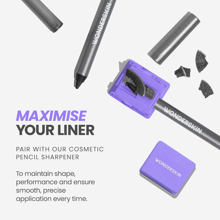 Lipliner Pencil - 360 Contour Lipliner, Long Lasting, Sharpenable, Waterproof and Transfer-Proof Brown Lip Liner Pencil (Saddle)