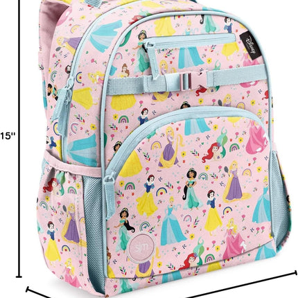 Simple Modern Medium Disney Toddler Backpack for School Girls and Boys | Kindergarten Elementary Kids Backpack | Fletcher Collection | Kids - 15" Tall | Princess Rainbows