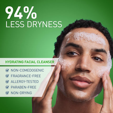 Hydrating Facial Cleanser, Moisturizing Face Wash for Dry Skin, Hyaluronic Acid + Ceramides + Glycerin, Hydrating Cleanser for Normal to Dry Skin, National Eczema Association Certified, 16 Oz