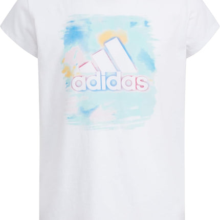 Adidas Girls' Short Sleeve Scoop Neck Tee T-Shirt