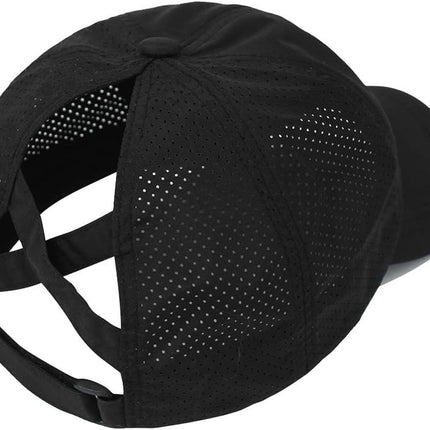 Womens Criss Cross Ponytail Hat Quick Drying Baseball Cap Sun Hats UV Protection Sport Cap