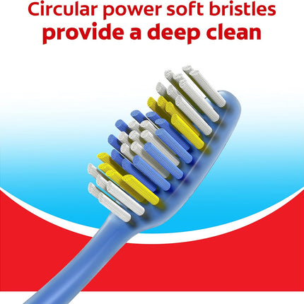 Extra Clean Toothbrush, Soft Toothbrush for Adults, 6 Count (Pack of 1)