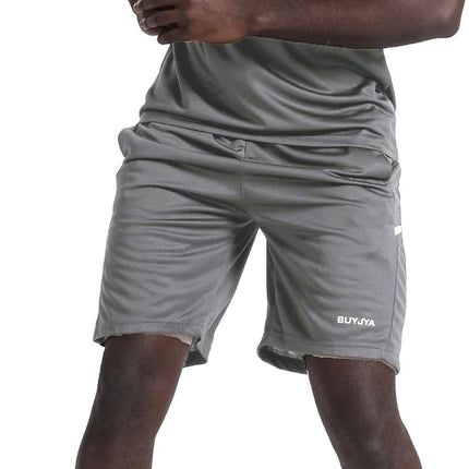 Men'S Workout Clothes Athletic Shorts Shirt Set 3 Pack Basketball Football Training Running Gym Christmas Gifts
