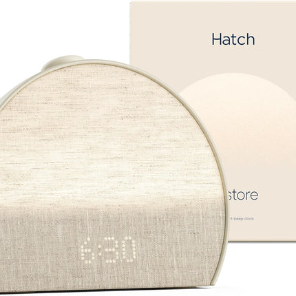 Hatch Restore 3 Sunrise Alarm Clock, Sound Machine, Smart Light (Putty) - White Noise, Screen-Free Sleep Routine