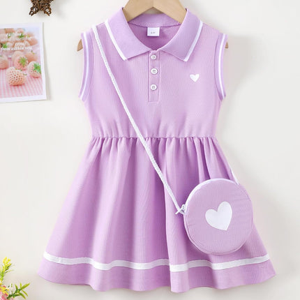 Little Toddler Girl Sporty Dress Summer Clothes Ruffle Sleeveless Kids Dresses Sport Causal Sundress Girl Outfits