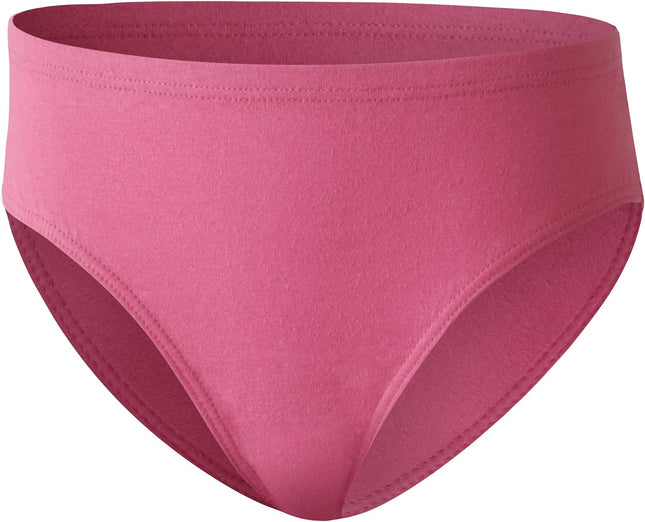 Girls' and Toddler Organic Underwear, Brief & Hipster, 8-Pack, Pure Comfort Organic 100% Cotton Panties