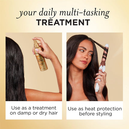 Miracle Rescue 10In1 Multitasking Spray - Heat Protection, Detangles, Repairs Damaged, Dry Hair, Improves Shine, Leave-In Conditioning Treatment with Keratin and Pro-Vitamin B5, 5.7 Oz