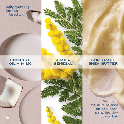 Shea Moisture Daily Hydrating Conditioner Virgin Coconut Oil for All Hair Types Sulfate-Free 13 Oz