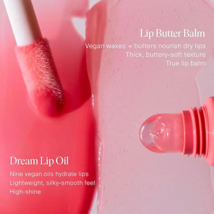 Dream Lip Oil - Hydrating Tinted Lip Gloss Oil - Non-Sticky Formula with Skincare Benefits for Long-Lasting Softness + Shine - Effortless Beauty Gifts - Pink Cloud (0.15 Oz)
