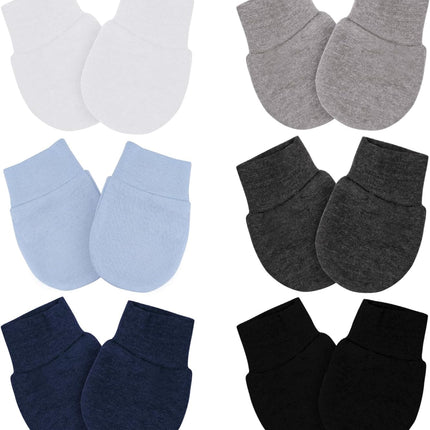 Baby Mittens No Scratch Mittens Infant Soft Gloves Mittens for 0-6 Months Boys Girls
