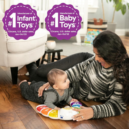 Glow & Discover Light Bar Musical Toy, Activity Station, Sitting up and Tummy Time Toy, Color and Animal Learning Toy, Infant Ages 3 Months+