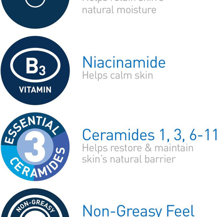 Hydrating Toner for Face Non-Alcoholic with Hyaluronic Acid, Niacinamide, and Ceramides for Sensitive Dry Skin, Fragrance-Free Non Comedogenic, Full Size, 6.8 Fl Oz
