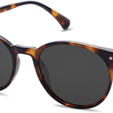 Small round Classic Polarized Sunglasses for Women Men Vintage Style UV400 Lens MAY SJ2113