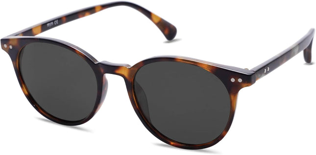Small round Classic Polarized Sunglasses for Women Men Vintage Style UV400 Lens MAY SJ2113