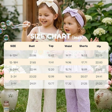 Toddler Baby Girl Summer Clothes Outfits Crocheted Ruffle Camisole Pants Kids Clothing Set