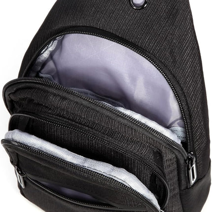 Small Sling Bag Crossbody Bags for Women Men, Sling Backpack Chest Daypack Cross Body Bag for Travel Outdoor