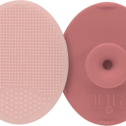 Exfoliating and Massaging Cradle Cap Bath Brushes for Baby, Silicone - 2 Inch X 2.5 Inch, Pink, 2 Pack