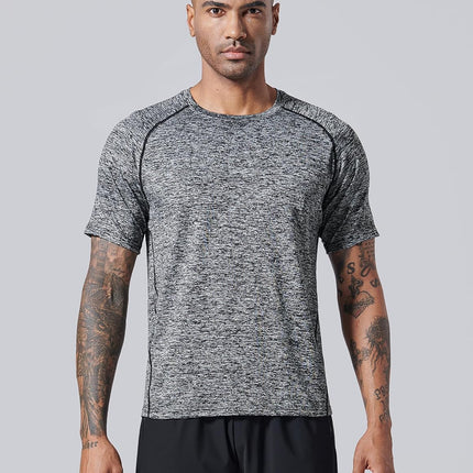 5 Pack Men’S Active Quick Dry Crew Neck T Shirts | Athletic Running Gym Workout Short Sleeve Tee Tops Bulk