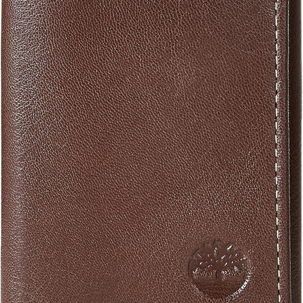 Timberland Men'S Leather Trifold Wallet with ID Window